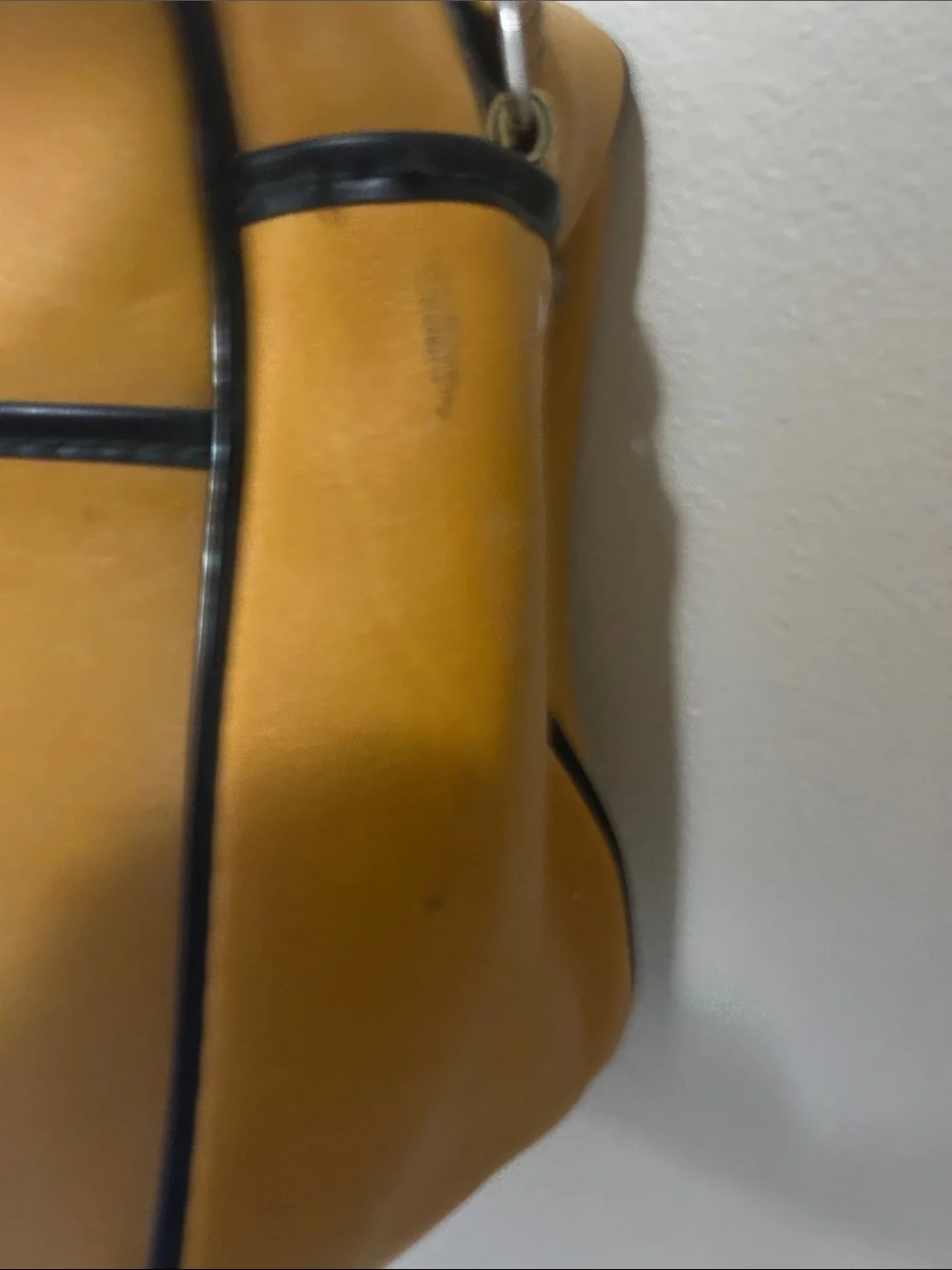VINTAGE 70s Adidas Yugoslavia Sports Duffel Bag Mustard Yellow Rare ART 4031